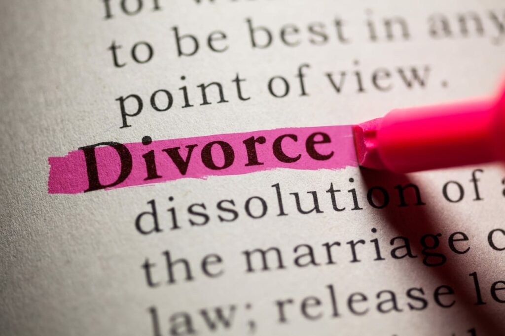 Divorce highlighted