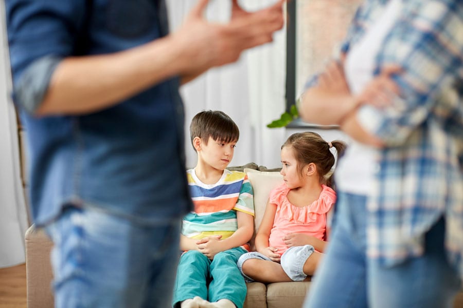 divorce conversation with children