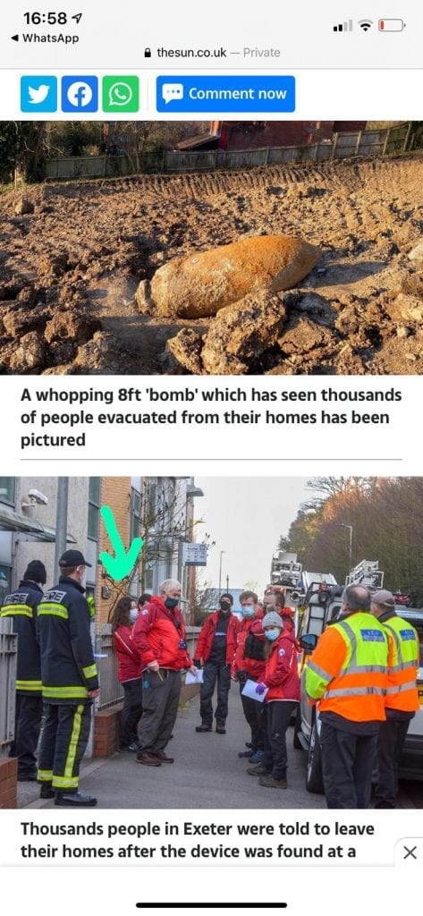 Exeter bomb